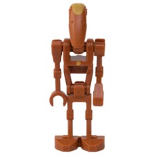Battle Droid Commander, Dark Orange, One Bent Arm, One Straight Arm (fig-004016)