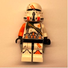 Clone Trooper, 212th Attack Battalion, Airborne, Orange Markings (fig-004034)