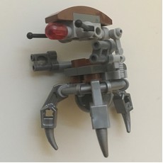 Droideka / Destroyer Droid, Reddish Brown Shell, Flat Silver Legs (fig-004039)