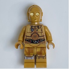 C-3PO, Pearl Gold, Colorful Wires, Printed Legs, Restraining Bolt (fig-004046)