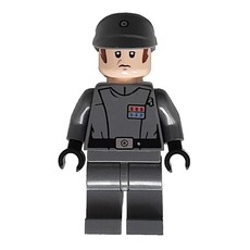 Imperial Officer / Captain / Commandant / Commander, Dark Bluish Gray Uniform (fig-004058)
