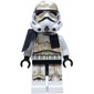 Sandtrooper, Black Pauldron, Neck Bracket with Single Stud