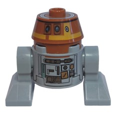 Astromech Droid, C1-10P (Chopper), Light Bluish Gray (fig-004078)
