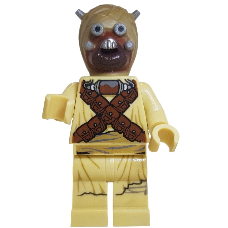 LEGO Set fig-004093 Tusken Raider, Head Spikes, Crossed Shoulder Belts ...