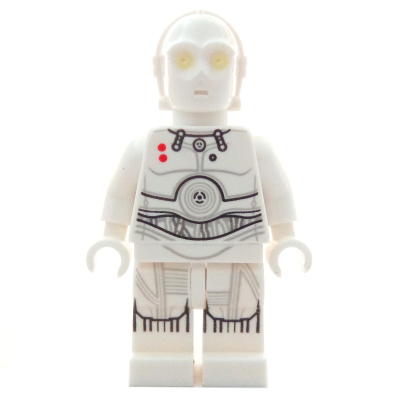 LEGO Set fig-004124 K-3PO with Printed Legs | Rebrickable - Build with LEGO