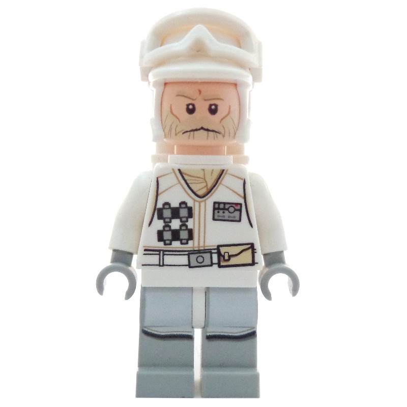 LEGO Set fig-004132 Rebel Trooper in Hoth Uniform, White Hat, White ...