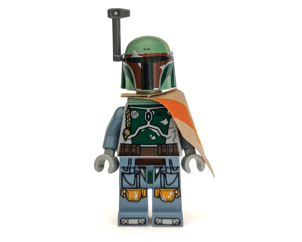 LEGO Set fig-004182 Boba Fett, Helmet, Jetpack Neckwear, Dark Tan ...