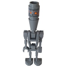 IG-88, Printed Head, Tile with Clip and 1x1 Round Plate on Back (fig-004244)