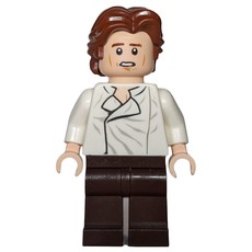 Han Solo, White Shirt, Dark Brown Legs, Dual Sided Head Open Mouth / Closed Eyes with Closed Mouth, Ruffled Hair (fig-004252)