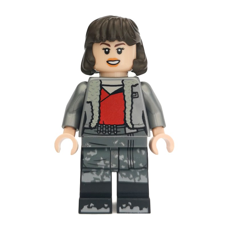 LEGO Set fig-004304 Qi'ra, Flat Silver Jacket | Rebrickable - Build ...