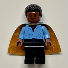 Lando Calrissian, Sand Blue and Dark Orange Cape (fig-004347)