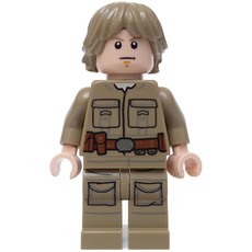 Luke Skywalker, Cloud City Outfit, Dark Tan Shirt (fig-004349)