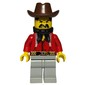 Bandit - Western, Red Shirt, Black Handkerchief, Brown Hat