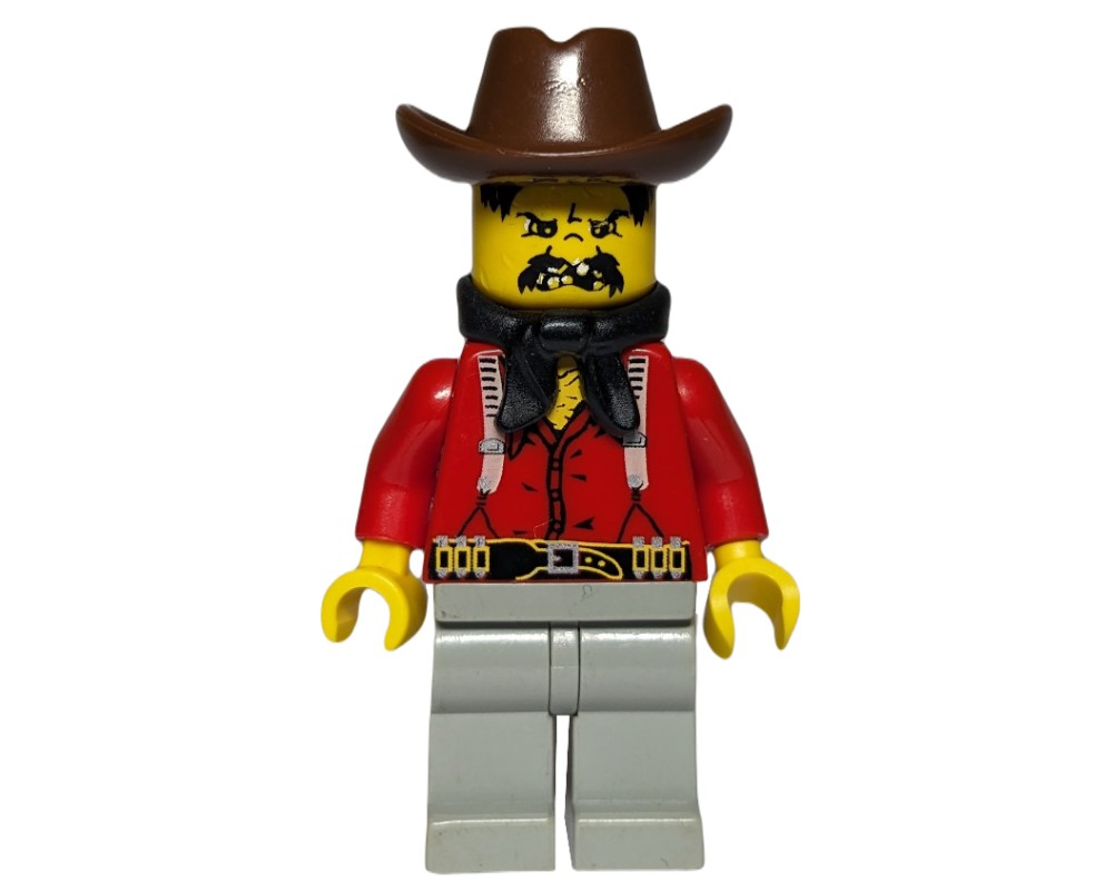 LEGO Set fig-004364 Bandit - Western, Red Shirt, Black Handkerchief ...