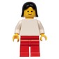 Woman - White Torso, Red Legs
