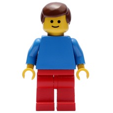 Man - blue Torso, Red Legs (fig-004398)