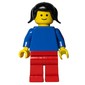 Woman - Blue Torso, Red Legs