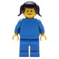 Woman - Blue Torso, Blue Legs