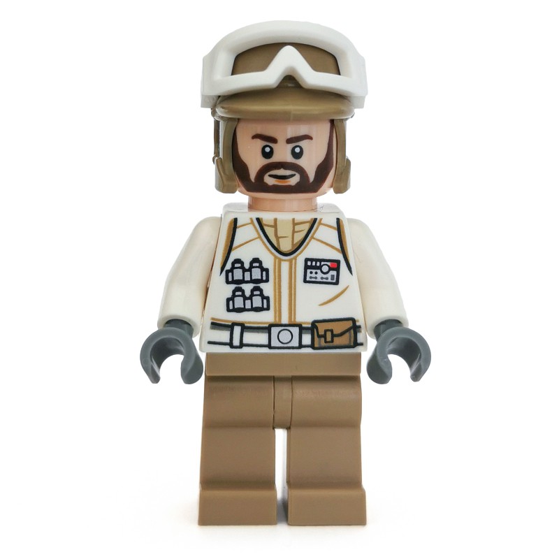 LEGO Set fig 004409 Rebel Trooper in Hoth Uniform Dark Tan Hat