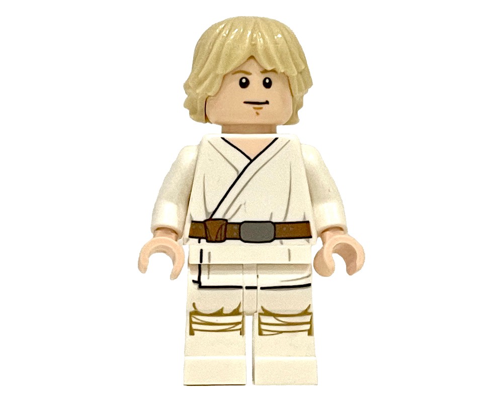 LEGO Set fig-004418 Luke Skywalker, White Robe, Utility Belt, Neck ...