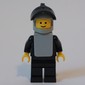 Knight (Yellow Castle) - Black with Visor