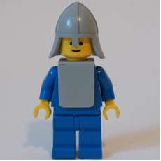 Knight (Yellow Castle) - Blue (fig-004424)