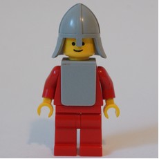 Knight (Yellow Castle) - Red (fig-004433)