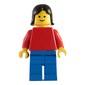 Woman - Red Torso, Blue Legs