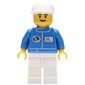 Man - Blue Octan Torso, White Legs