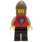 Knight (Halved Shield) - Black Legs, Chin-Guard