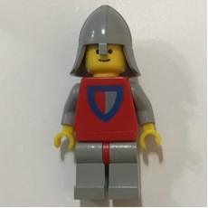 Knight (Halved Shield) - Light Gray Legs, Neck-Protector (fig-004486)