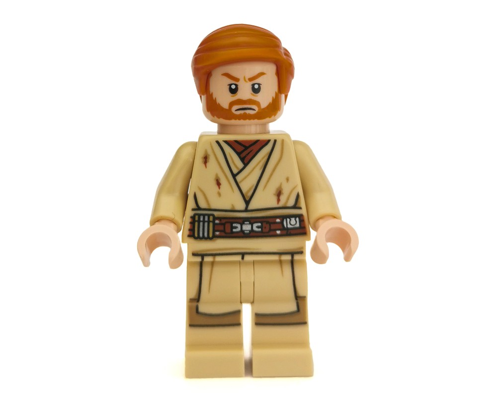 LEGO Set fig-004492 Obi-Wan Kenobi, Tan Legs, Short Combed Sideways ...