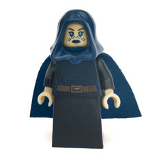 Barriss Offee, Dark Blue Hood and Cape, Skirt (fig-004506)