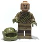 Resistance Soldier, Olive Green Helmet, Dark Tan Hoodie with Ammo Pouch