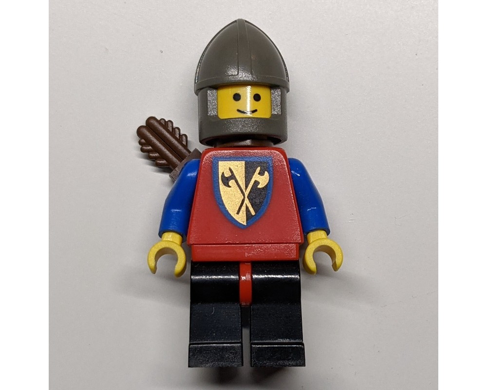 LEGO Set fig-004541 Archer (Crusader Axe) - Black Legs (reissue ...