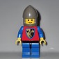 Knight (Crusader Axe) - Blue Legs, Chin-Guard