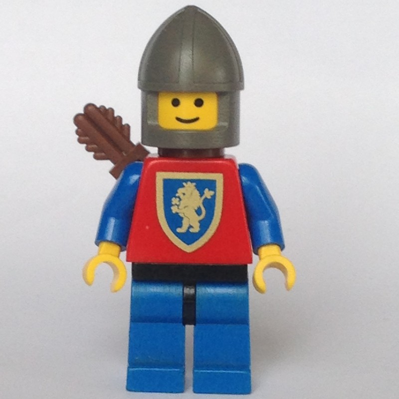 LEGO Set fig-004547 Archer (Crusader Lion) - Blue Legs | Rebrickable ...