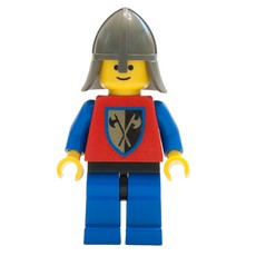 Knight (Crusader Axe) - Blue Legs, Neck-Protector (fig-004551)