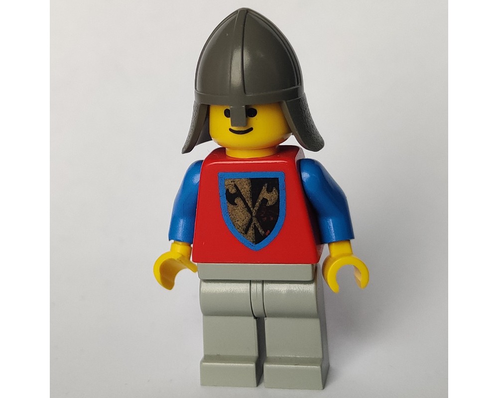 LEGO Set fig-004571 Knight (Crusader Axe) - Light Gray Legs ...