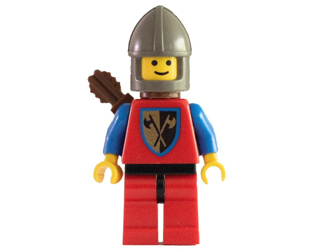 LEGO Set fig-004574 Archer (Crusader Axe) - Red Legs | Rebrickable ...