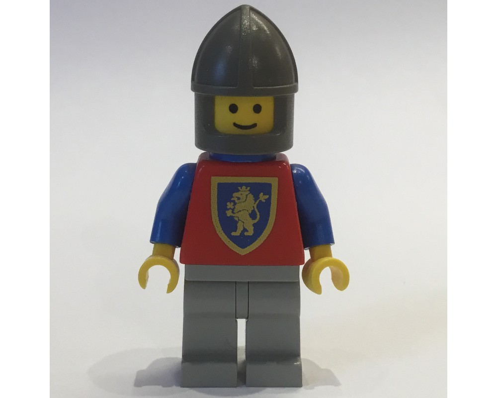 LEGO Set fig-004577 Knight (Crusader Lion) - Light Gray Legs, Plastic ...