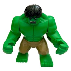 Hulk (Big Fig), Black Hair, Dark Tan Pants (fig-004590)