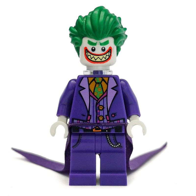 LEGO Set fig-004608 The Joker with Long Coattails with Neck Bracket ...