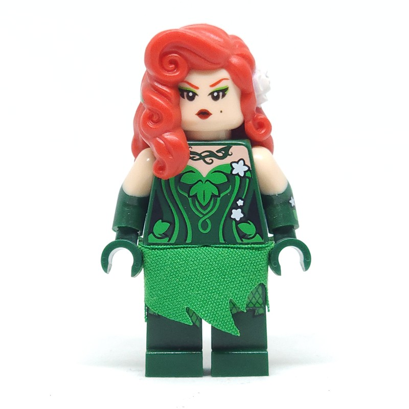 LEGO Set fig-004621 Poison Ivy with Cloth Skirt | Rebrickable - Build ...