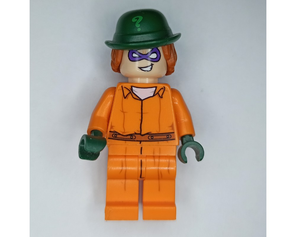 LEGO Set fig-004647 The Riddler in Prison Clothes | Rebrickable - Build ...