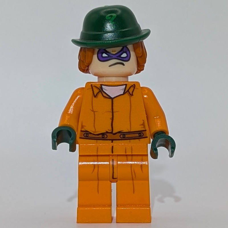 LEGO Set fig-004647 The Riddler in Prison Clothes | Rebrickable - Build ...