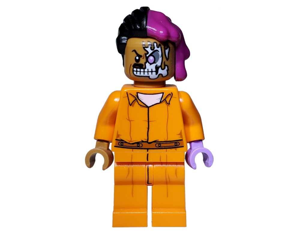 LEGO Set fig-004648 Two-Face in Prison Clothes | Rebrickable - Build ...