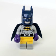 Batman, Light Bluish Gray Suit, Dark Blue Cape and Cowl, Boxing Outfit (fig-004666)