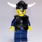 Viking Warrior - Black Breast Plate, Dark BLue Legs