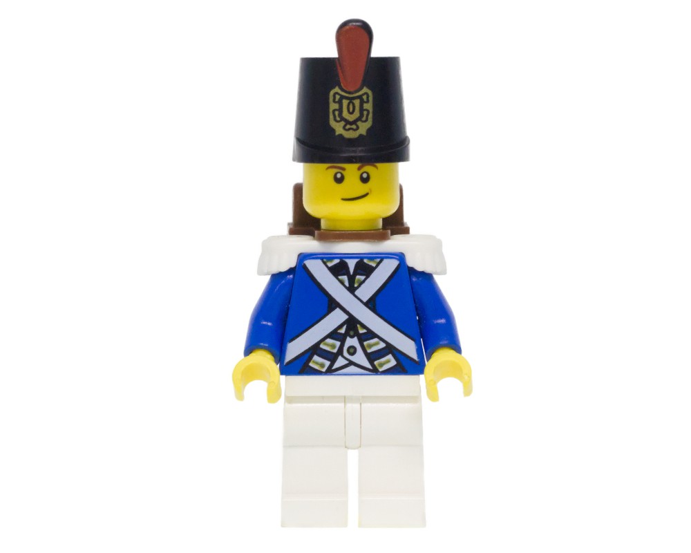 LEGO Set fig-004716 Soldier (Bluecoat) - Lopsided Smile | Rebrickable ...